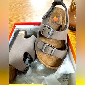 Brown Kids Sandals